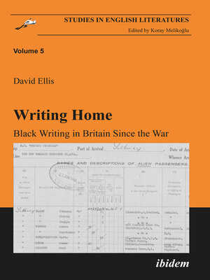 cover image of Writing Home. Black Writing in Britain Since the War